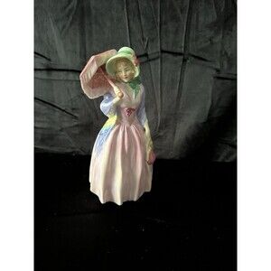 Royal Doulton Made In England Miss Demure Bone China Figurine 7.5”